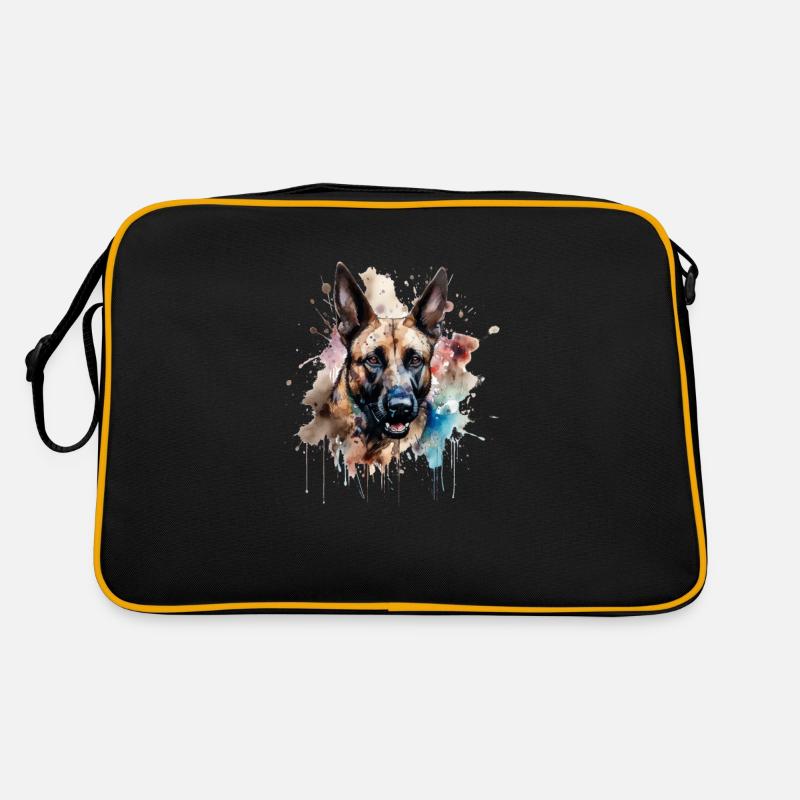 Belgian Malinois Retro Tasche