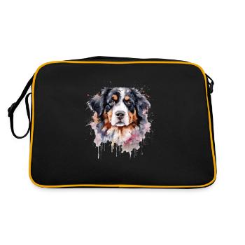 Bouvier bernois - Sac Retro - noir/or - Dos