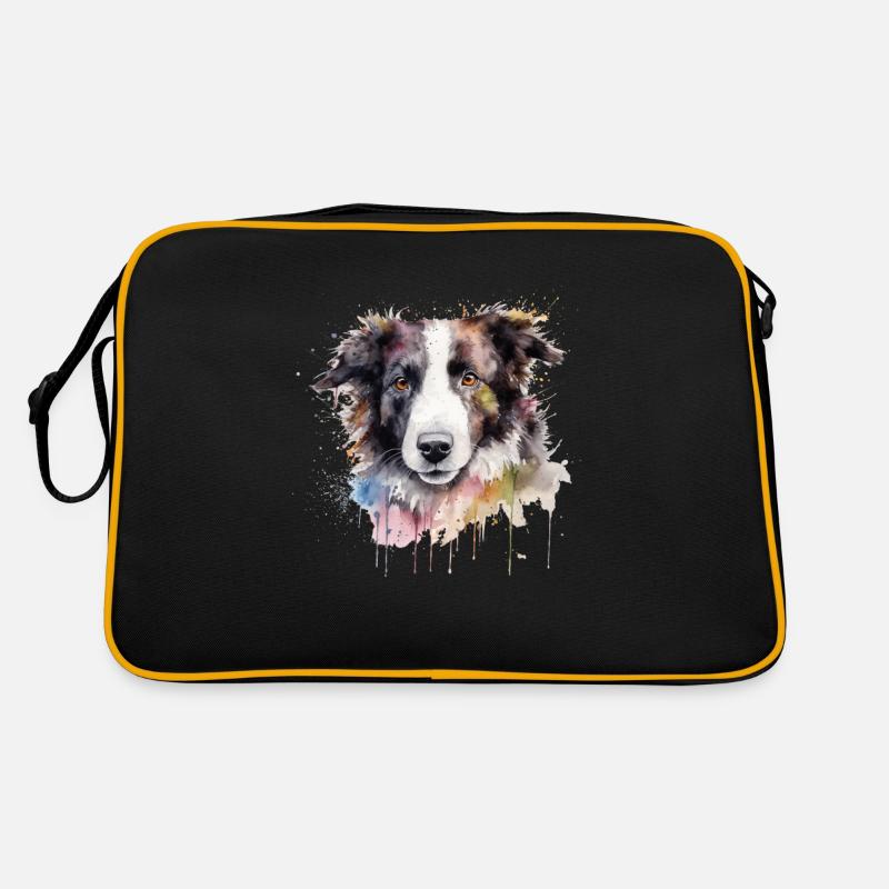 Border Collie Sac Retro