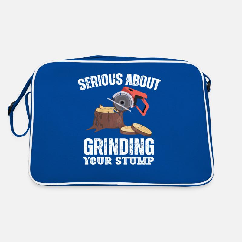 Lumberjack Chainsaw Arborist Retro Bag
