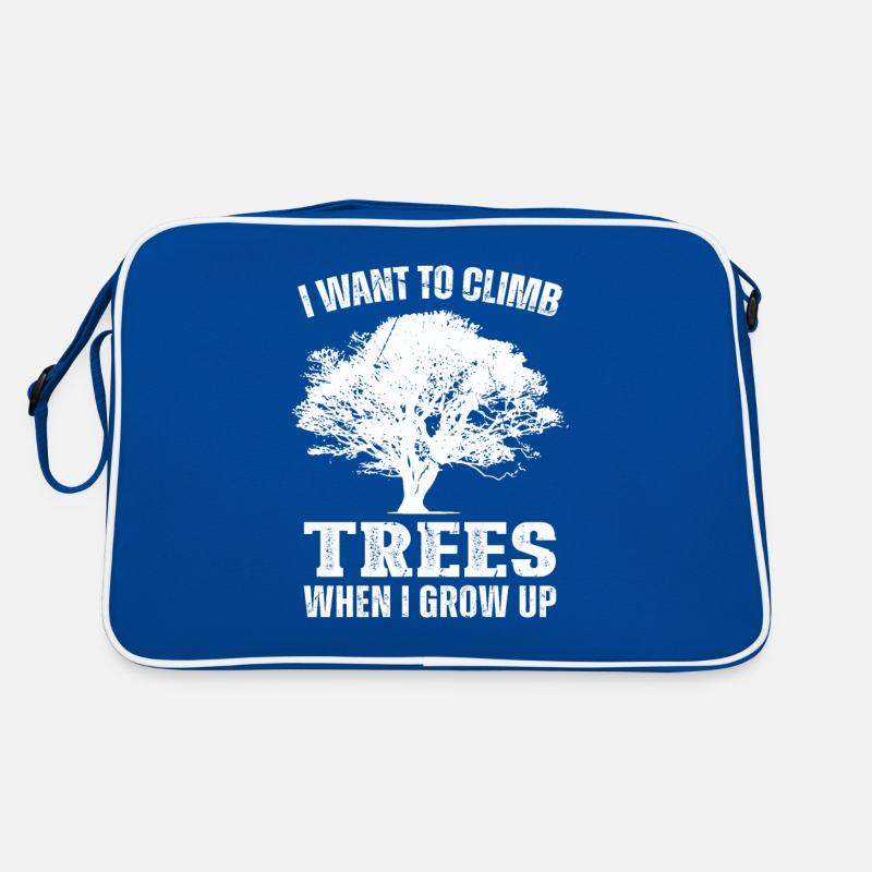 Lumberjack Chainsaw Arborist Retro Bag