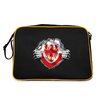 Real South Tyrol & Tyrol Patriots & Holidaymakers - Retro Bag - black/gold - Back