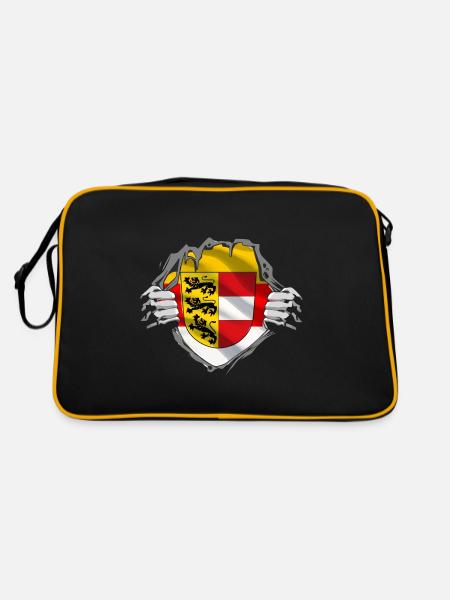 Real Klagenfurt & Carinthia Patriots & Holidaymakers - Retro Bag - black/gold - Back