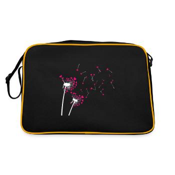 Coeur de pissenlit - Sac Retro - noir/or - Dos