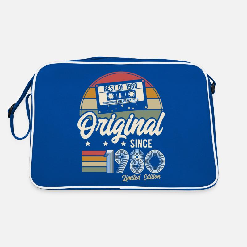 Original seit 1980 Vintage Retro Geburtstag Retro Tasche
