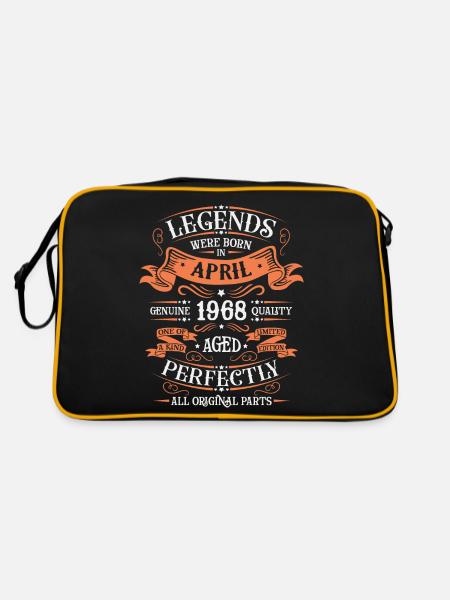 April 1968 Anniversary April 1968 April - Retro Bag - black/gold - Back