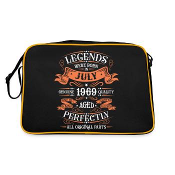 Born in July 1969 - Retro Bag - black/gold - Back