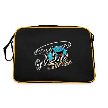 Funny Safari Helicopter - Retro Bag - black/gold - Back