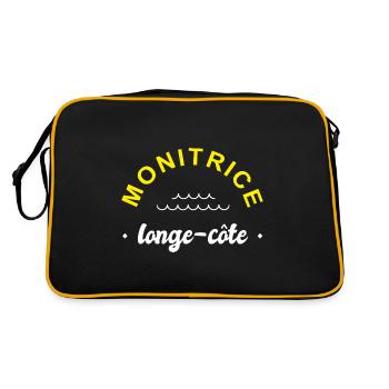 monitrice longe cote coach longe côte - Sac Retro - noir/or - Dos