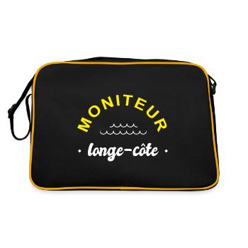 moniteur longe cote coach longe-côte - Sac Retro - noir/or - Dos