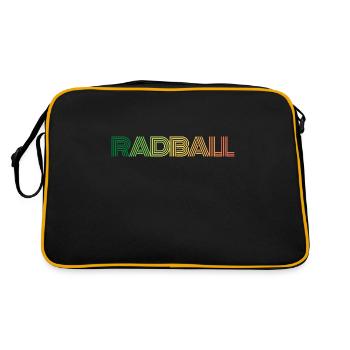 Baller de vélo - Sac Retro - noir/or - Dos