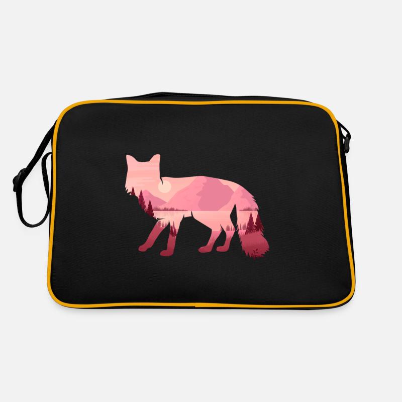 Timber wolf - Retro Bag - black/gold