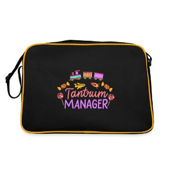 Assistante maternelle éducatrice - Tantrum Manager - Sac Retro - noir/or - Dos