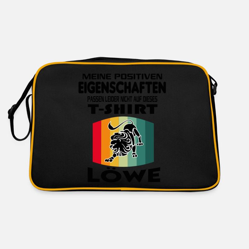 Geburtstag Sternzeichen Retro Löwe Retro Tasche