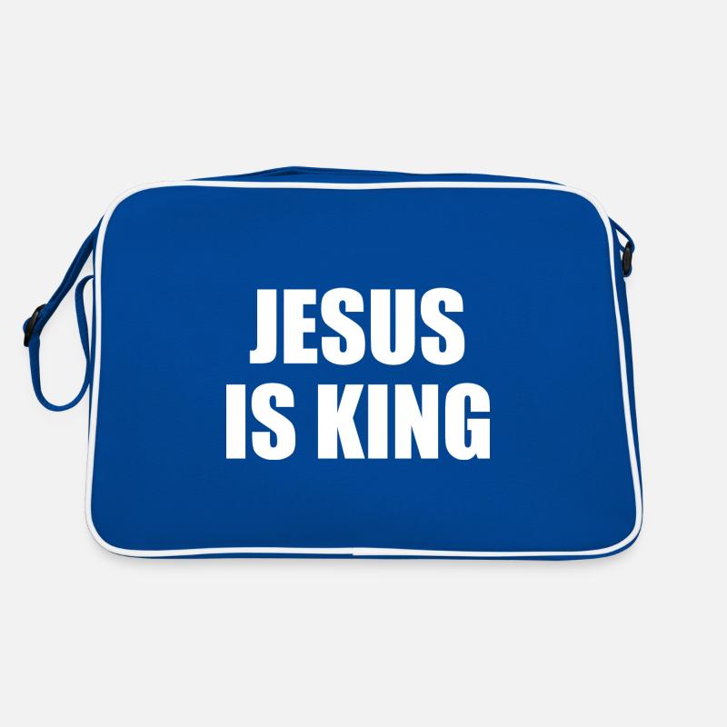 Jésus est roi - Citations chrétiennes Sac Retro