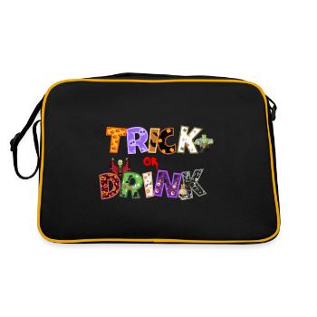Trick or Drink - Retro Bag - black/gold - Back