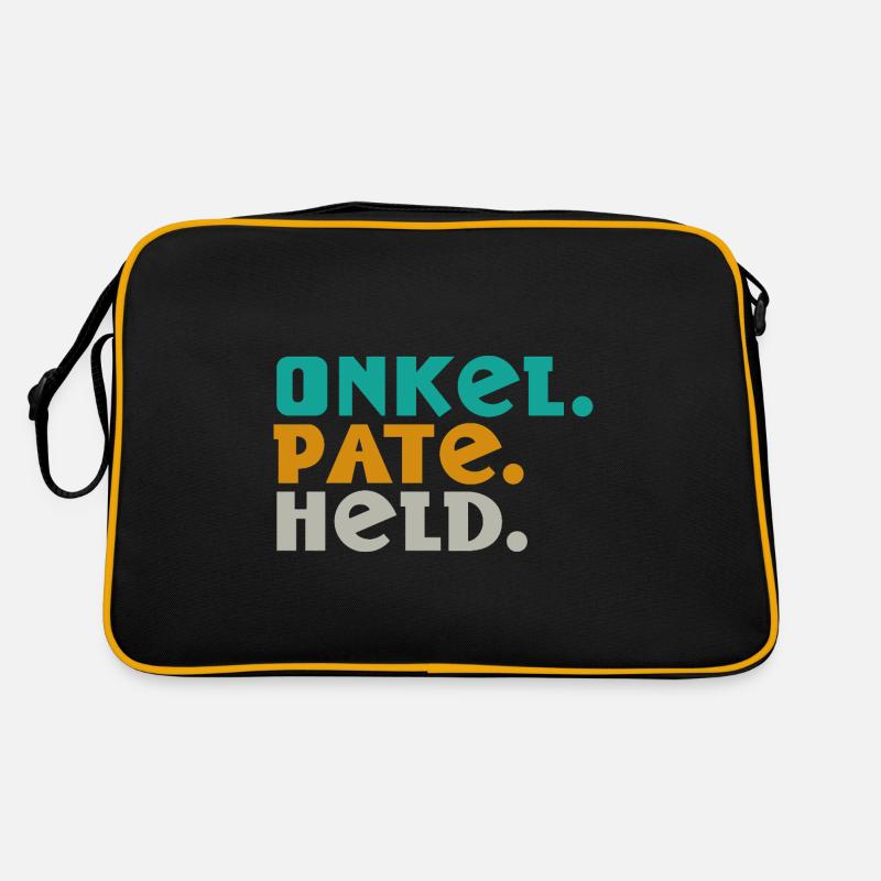 Onkel. Pate. Held. – Drei Worte, ein Lebensstil Retro Tasche