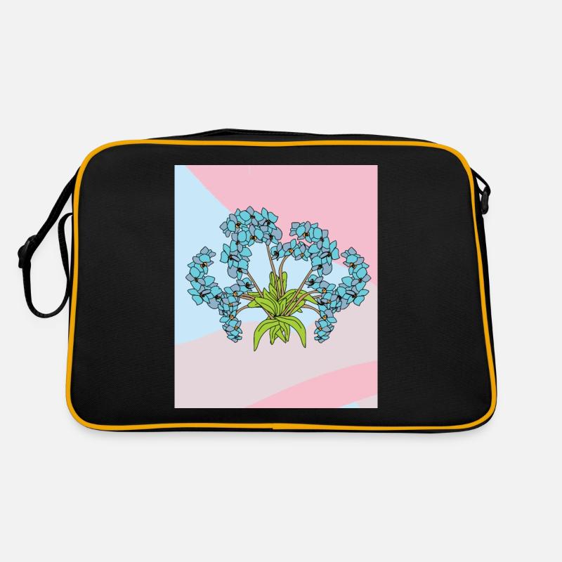 Vintage Fleurs Colorées Sac Retro