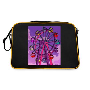 Funfair remunerated amusement park - Retro Bag - black/gold - Back