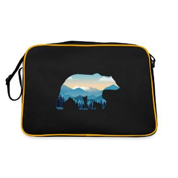 Ours - Sac Retro - noir/or - Dos