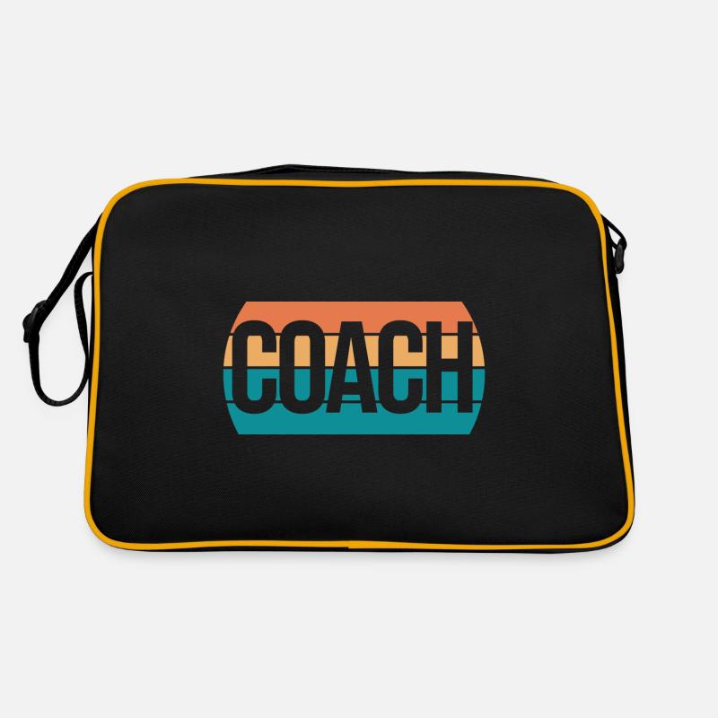 Coach Geschenk Mann Frau Trainer Retro Tasche