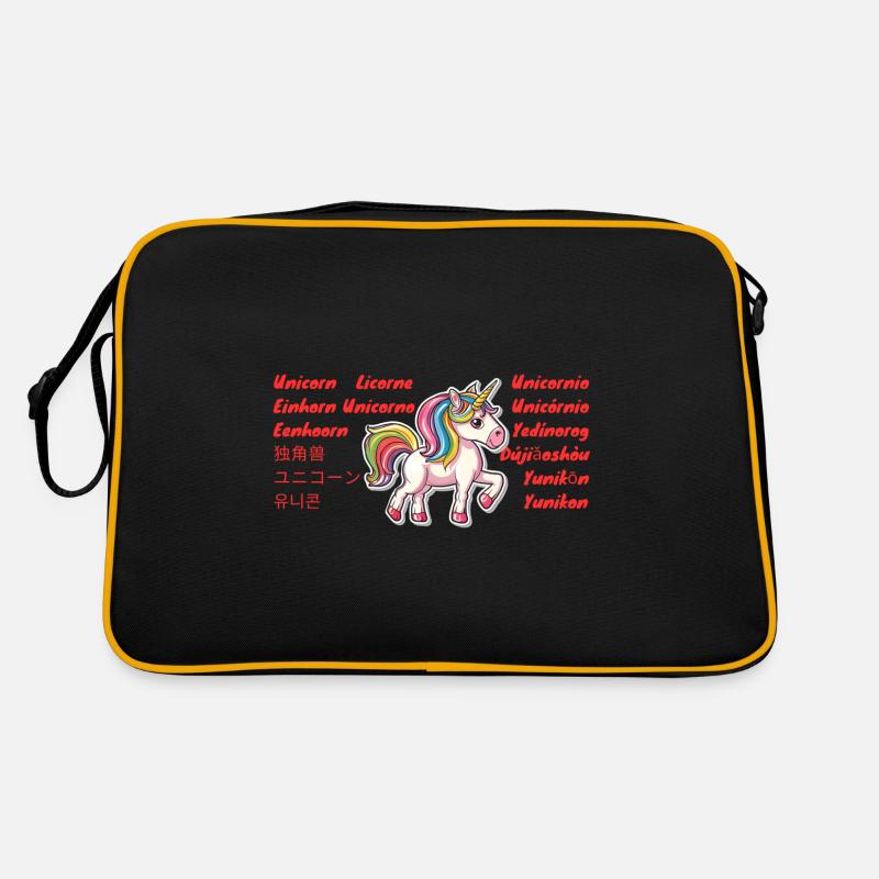Unicorn - Retro Bag - black/gold