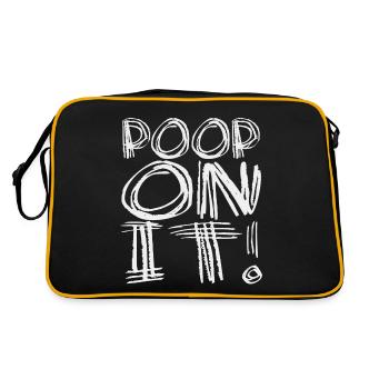 L’ironie et l’insolence s’y sont foutre - Sac Retro - noir/or - Dos