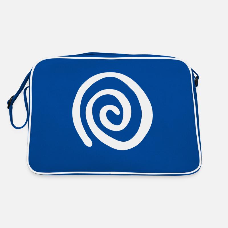 Pattern and Illusion Hypnosis Spiral Retro Bag