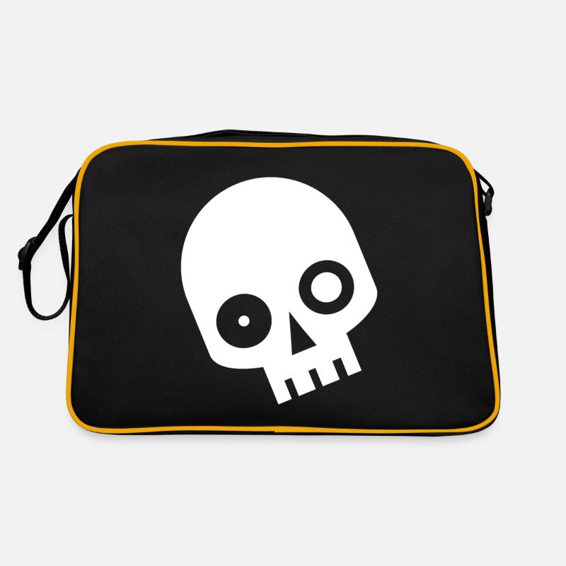 Tête de mort Skully squelette d’horreur Sac Retro