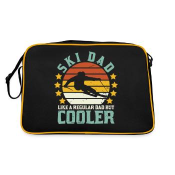 Ski Dad Like a Regular Dad but Cooler - Retro Bag - black/gold - Back