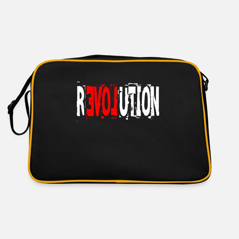 Revolution Liebe Retro Tasche