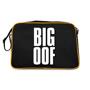 Grand oof mème - Sac Retro - noir/or - Dos