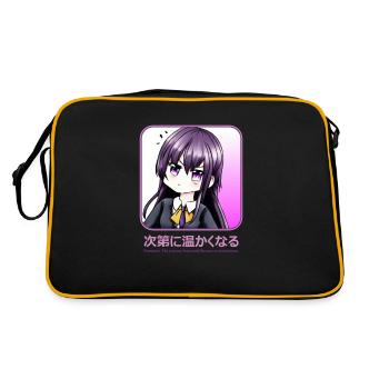 Le voyage de l’indifférence à l’amour : Tsundere - Sac Retro - noir/or - Dos