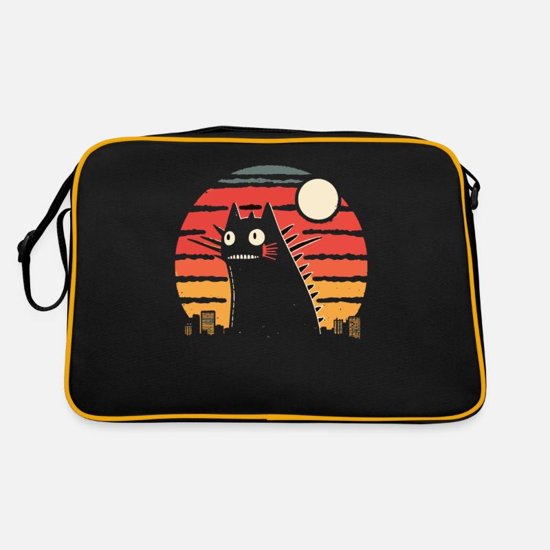 Chat monstre géant chat Sac Retro