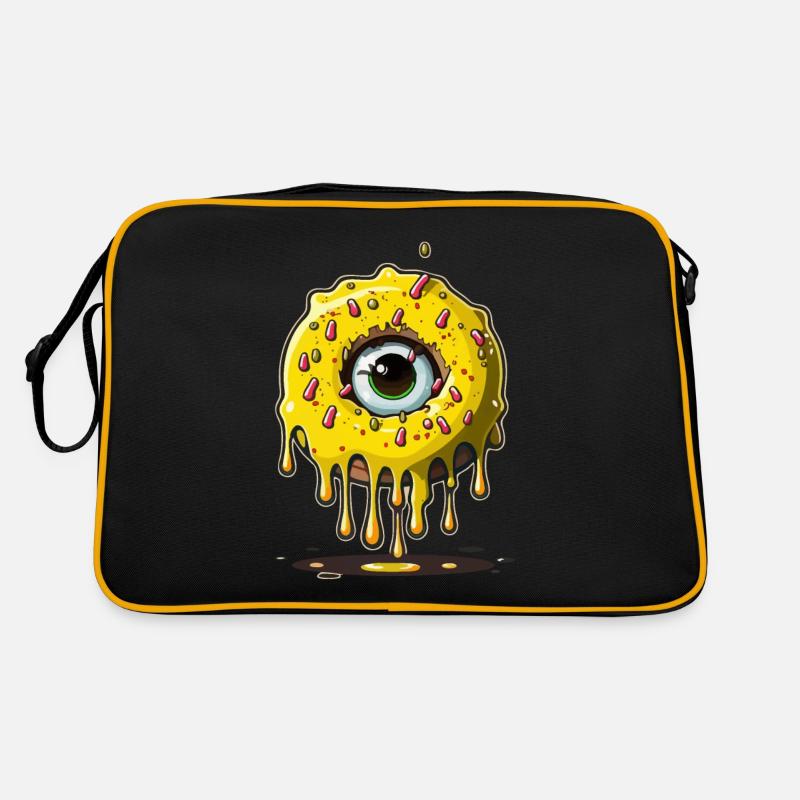 Monster Eye Donut Retro Bag