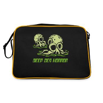 Deep Sea Horror Tentacles - Retro Bag - black/gold - Back