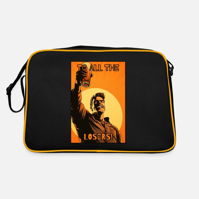 Ein Hoch auf alle Verlierer Retro Tasche