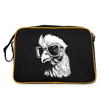 Poulet intelligent - Sac Retro - noir/or - Dos