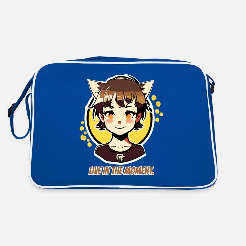 Vis dans l’instant présent, fille chat Sac Retro