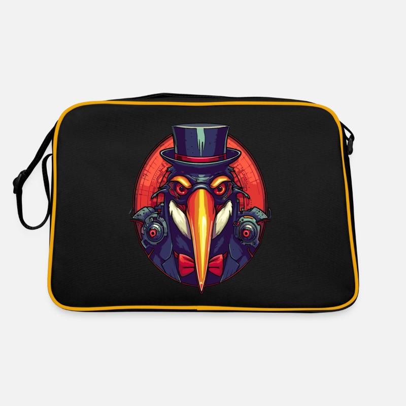 Cool Gangster Penguin Retro Bag