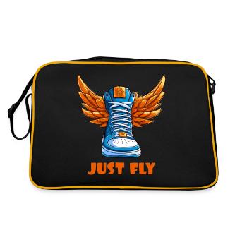 Sneaker sneaker avec ailes - Sac Retro - noir/or - Dos