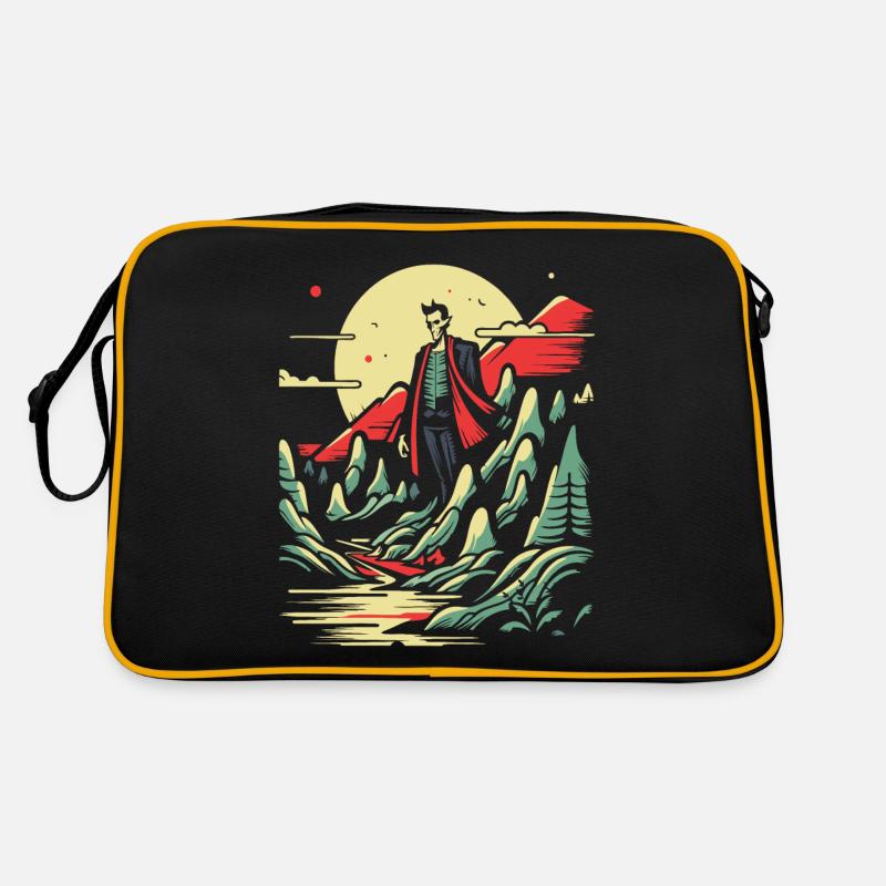 the night and a vampire Retro Bag