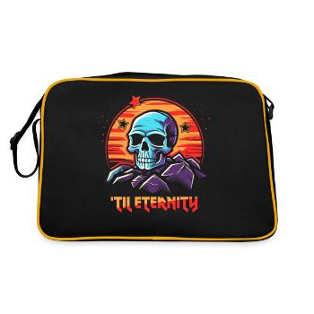 Crâne éternel : pour l’éternité - Sac Retro - noir/or - Dos