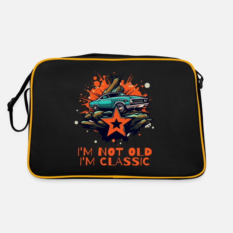 Ich bin nicht alt, ich bin ein Klassiker: Oldtimer Retro Tasche