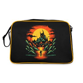 Affrontez vos démons et explorez la nature - Sac Retro - noir/or - Dos