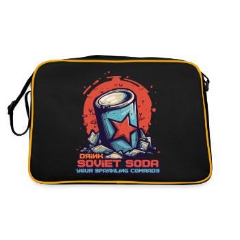 Soviet Soda: The Bubbly Comrade - Retro Bag - black/gold - Back