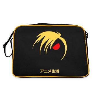 Vie d’anime : Vie d’anime de style manga - Sac Retro - noir/or - Dos