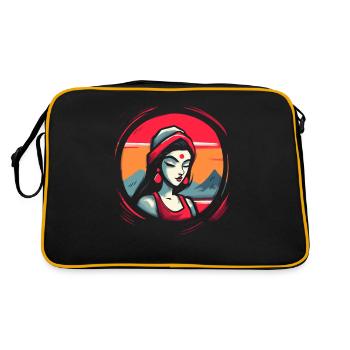 Princesse orientale - Sac Retro - noir/or - Dos