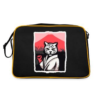 Martial Arts: Kung Fu, Karate, Tiger - Retro Bag - black/gold - Back
