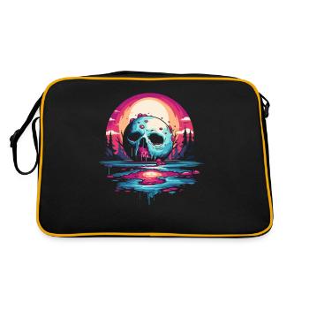 Juicy Dripping Sugar Skull Glaze Moon - Retro Bag - black/gold - Back